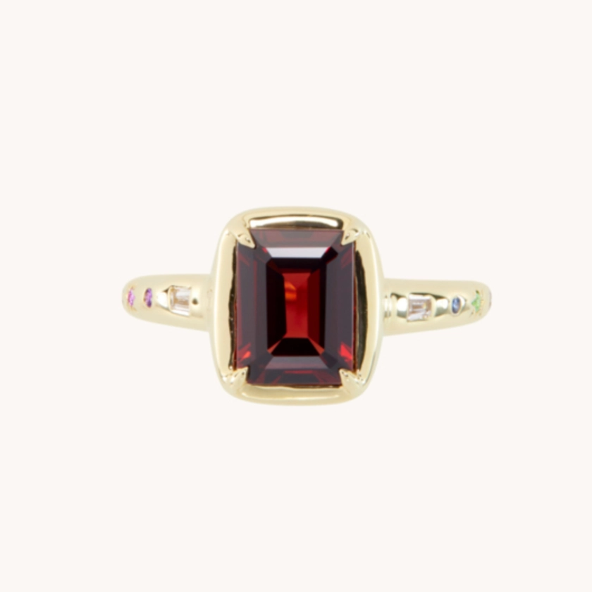 Gifts of Jupiter Garnet Ring