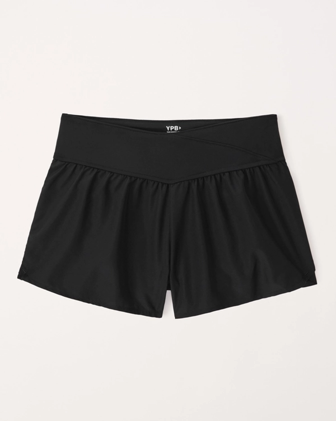 girls ypb cross-waist shorts | girls bottoms | Abercrombie.com