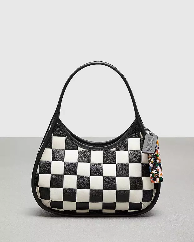 Ergo Bag In Checkerboard Upcrafted Leather | Coachtopia ™