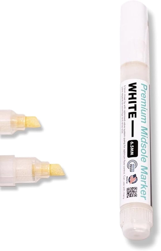 Wilkins Premium Midsole Marker for Customization Paint on Leather, Suede, Fabric and Soft Foam for 2-4 Pair of Shoes