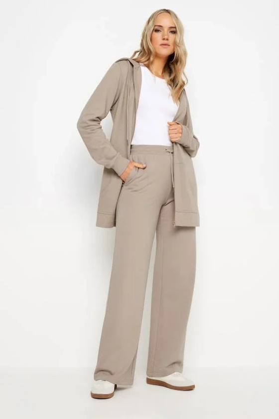 LTS Tall Women's Stone Brown Wide Leg Joggers | Long Tall Sally