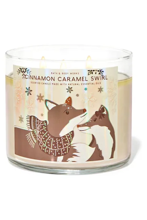 Buy Bath & Body Works Cinnamon Caramel Swirl 3Wick Candle 14.5 oz 411 g from the Next UK online shop