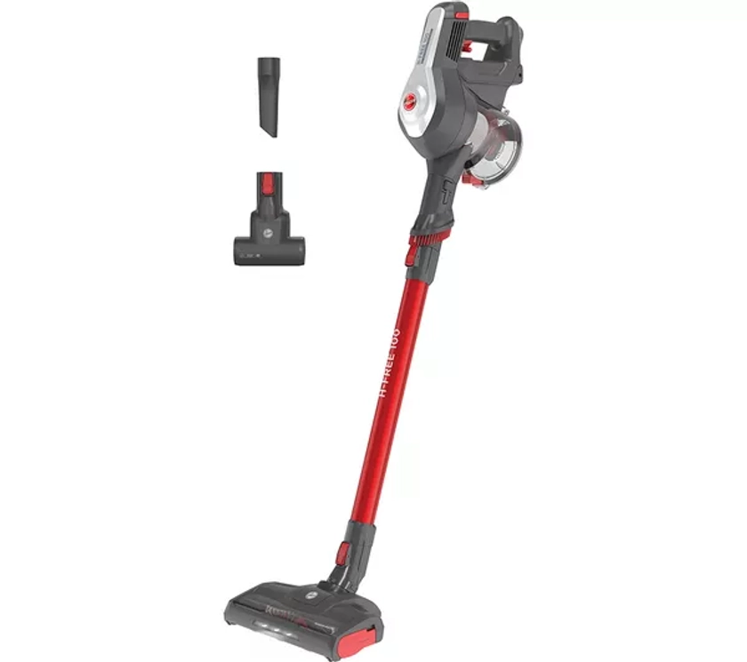 Buy HOOVER H-Free 100 Pets HF122RPT Cordless Vacuum Cleaner - Grey & Red | Currys