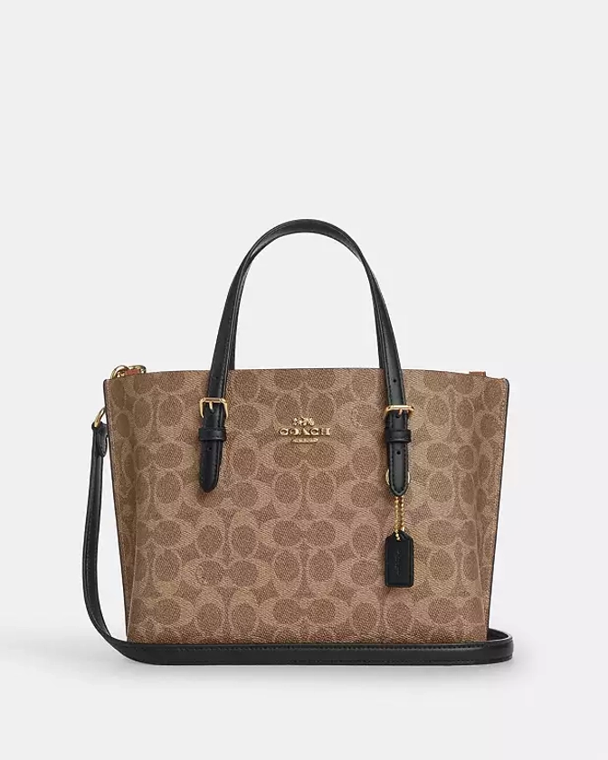 COACH® Outlet | Mollie Tote Bag 25 In Signature Canvas