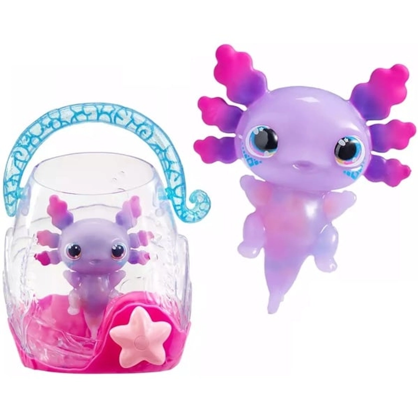 Figurine Axolotl et aquarium