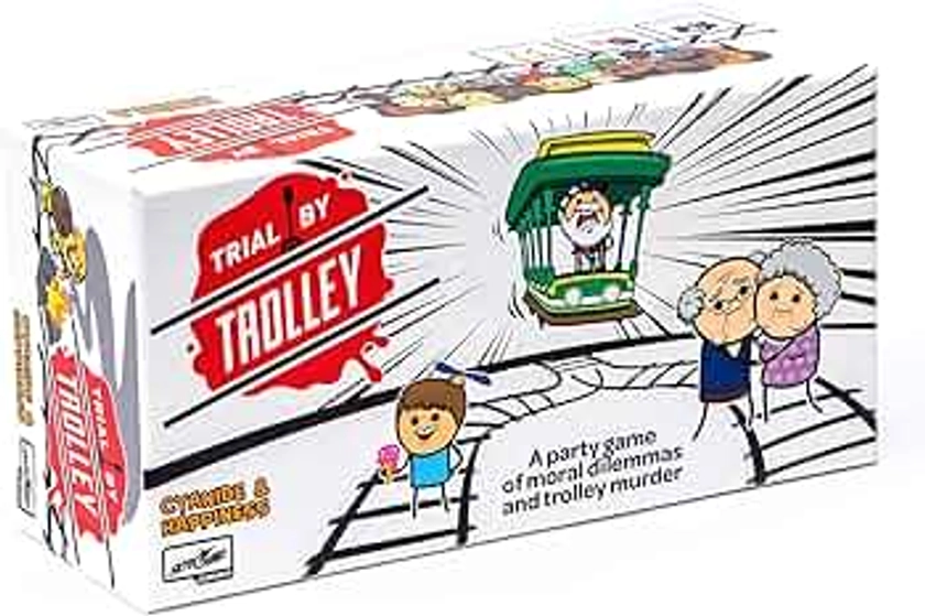 Skybound Trial by Trolley: an Adult Card Game of Moral Dilemmas and Murder | Party Game Games and Cyanide and Happiness | 3-13 Players, Ages 18 and Up