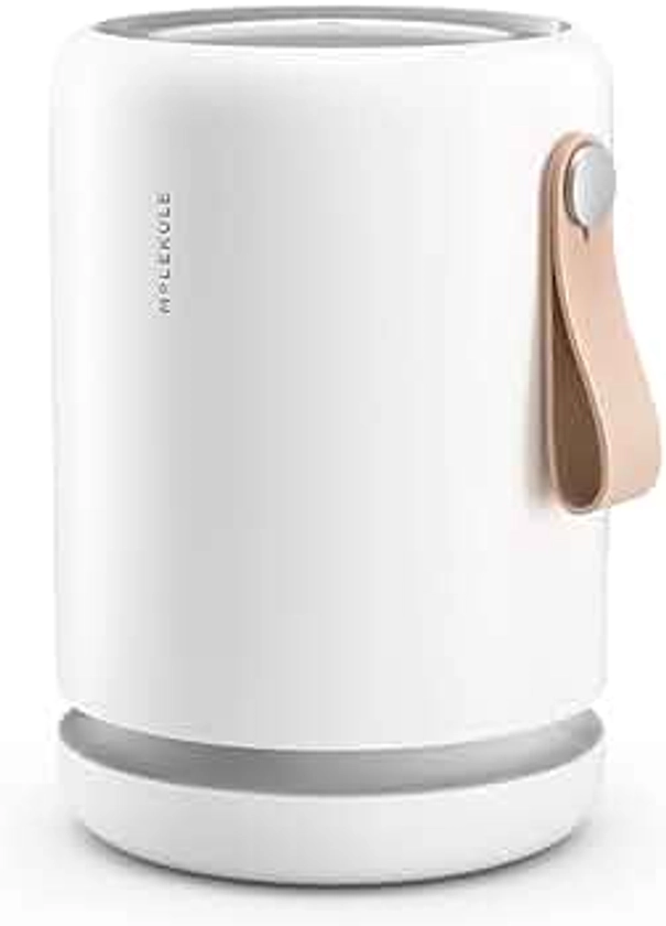 Molekule Air Mini+ | Air Purifier for Small Home Rooms up to 250 sq. ft. with PECO-HEPA Tri-Power Filter for Mold, Smoke, Dust, Bacteria, Viruses & Pollutants for Clean Air - White (Renewed)