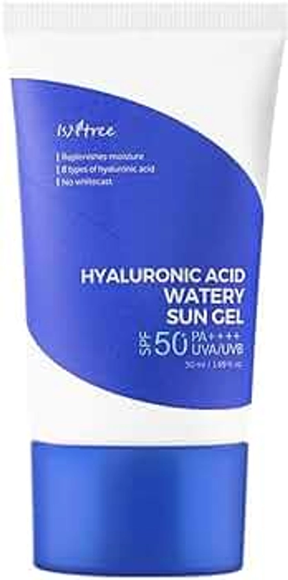 ISNTREE Sunscreen Hyaluronic Acid Watery Sun Gel 50ml - crème solaire à l'hyaluron SPF 50+