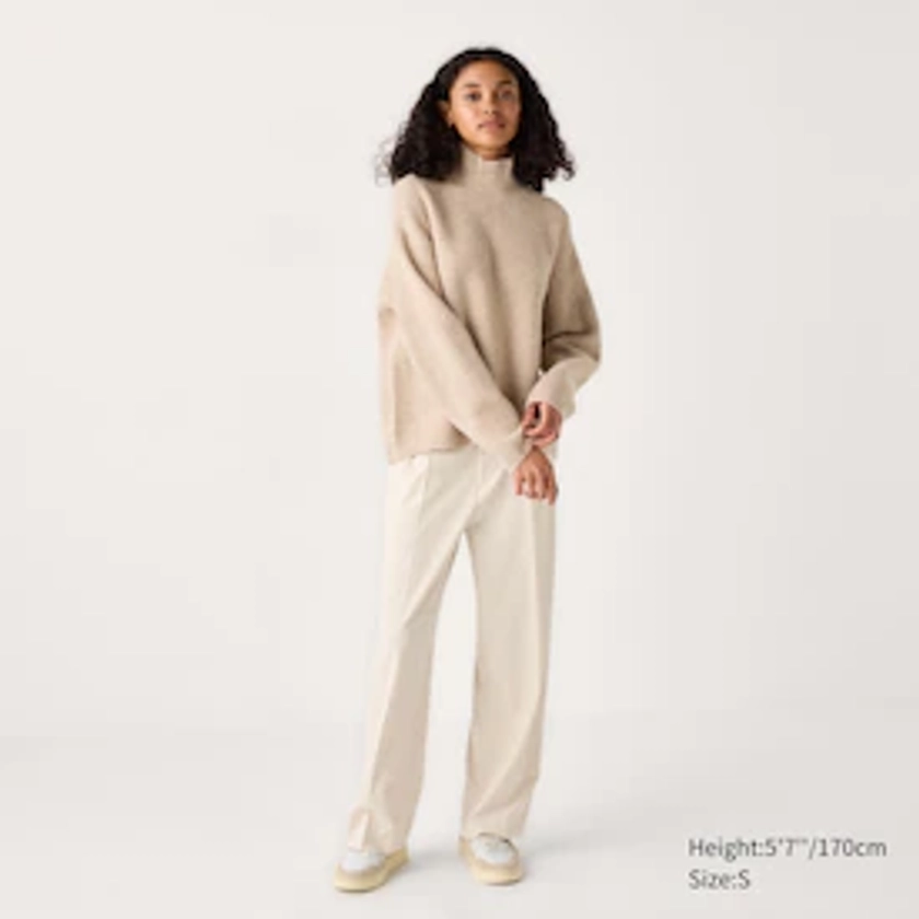 WOMEN'S PLEATED WIDE PANTS (SINGLE TUCK) | UNIQLO AU