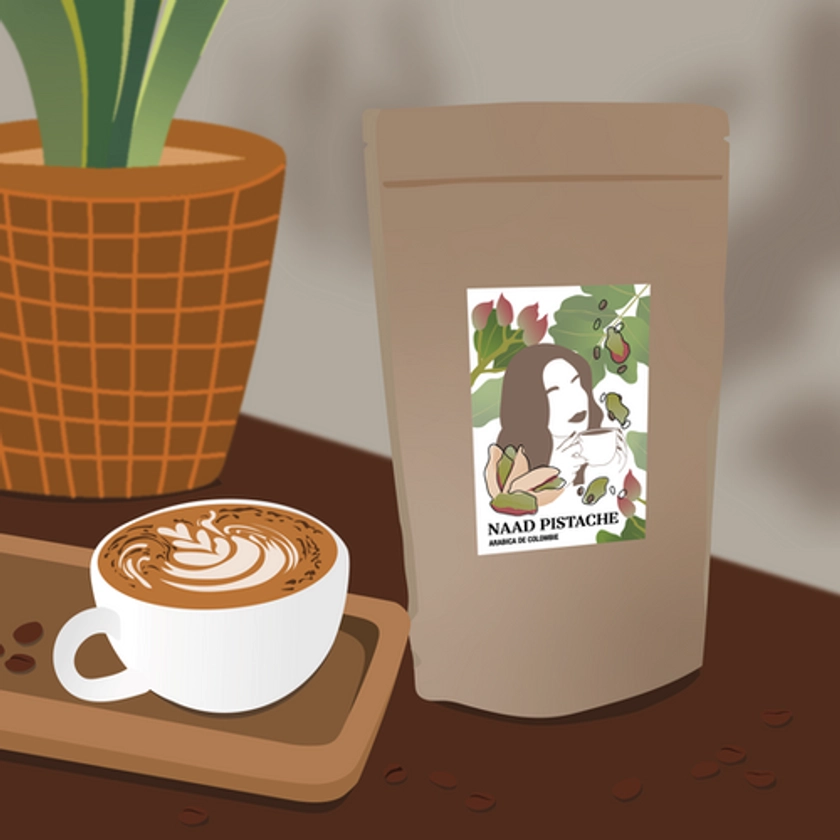 Café en grain ou moulu - Naad Pistache | Naad Coffee