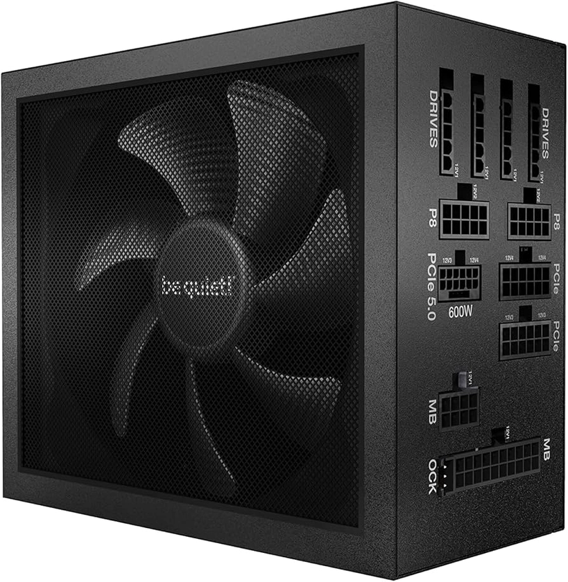 be quiet! Dark Power 13 1000W Quiet Performance Power Supply | 80 Plus Titanium Efficiency | ATX 3.0 | PCIe 5 | Modular | BN661