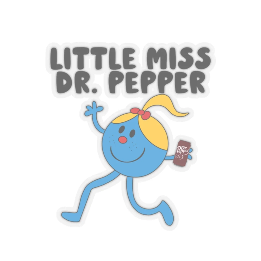 Little Miss Dr. Pepper Kiss-Cut Sticker