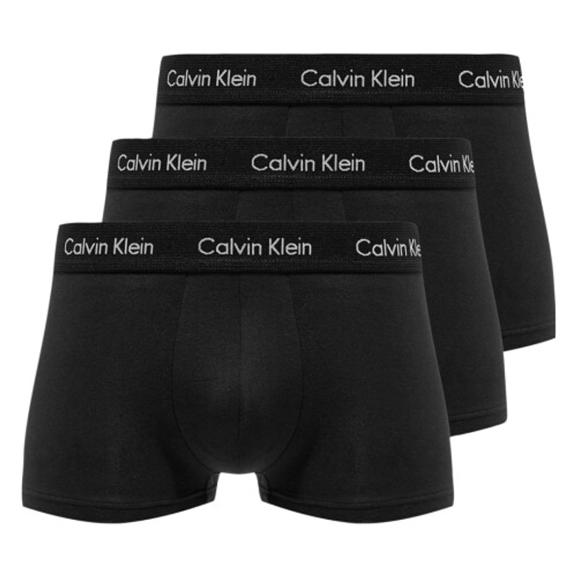 (M) 3pk Calvin Klein Men's Low Rise Black Underwear on OnBuy