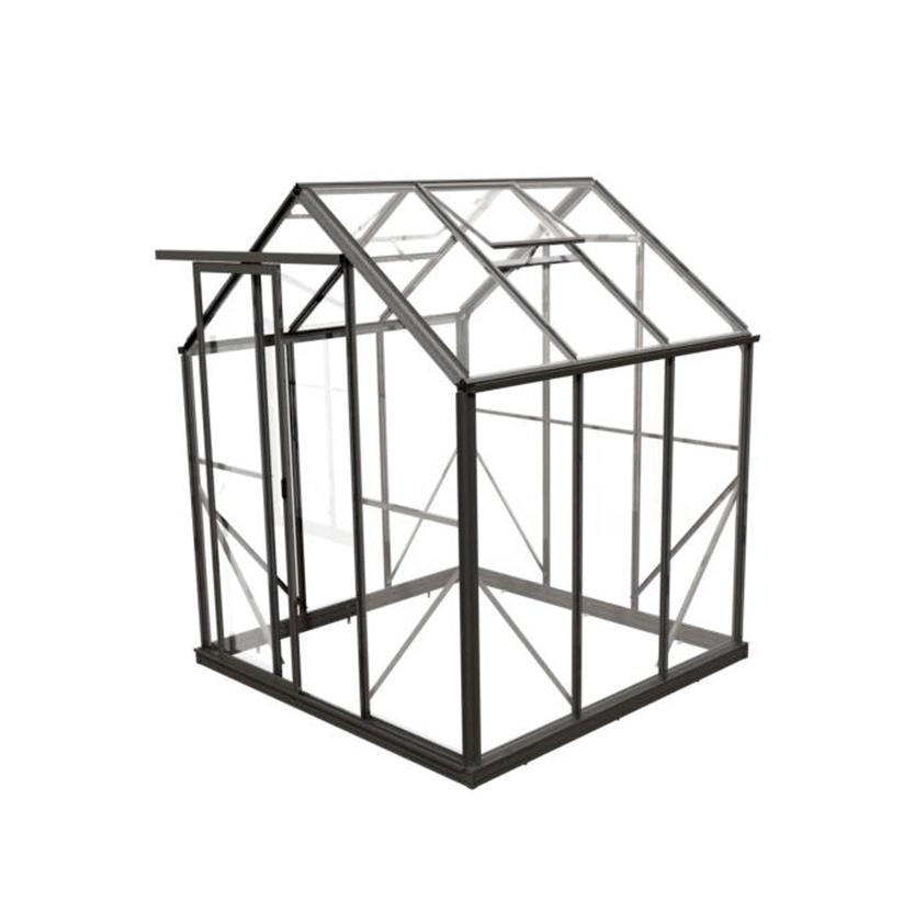 6x6ft (2x2m) Greenhouse with 6mm Polycarbonate
