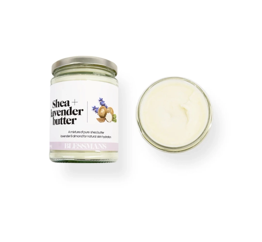 Pure Shea Butter & Lavender Oil Skincare for Normal and Dry Skin Natural Moisturiser Less Plastic Packaging - Etsy UK