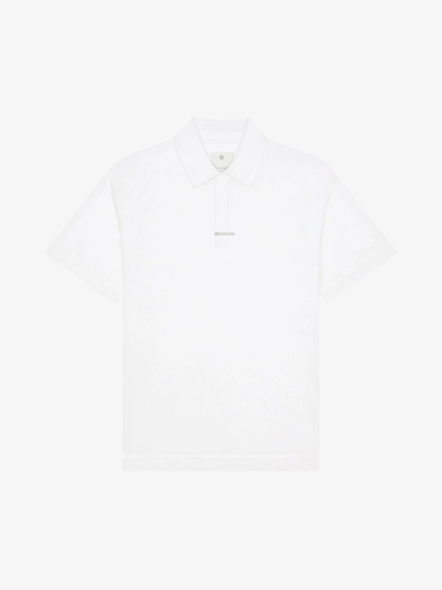 Polo en coton - blanc | GIVENCHY FR