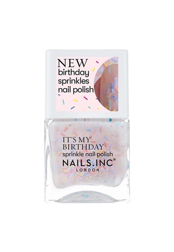 Nails.INC It's My Birthday Cake-Scented Sprinkles Nail Polish