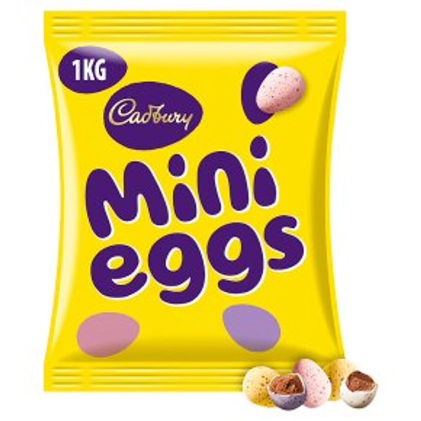 Cadbury Chocolate Mini Eggs 1kg Giant Sharing Bag