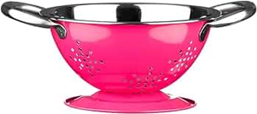 Premier Housewares Retro Design Mini Colander - Hot Pink