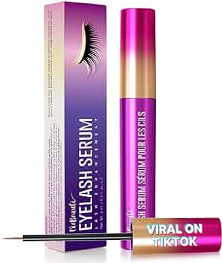 Premium Lash Serum for Eyelash Growth: Viebeauti 3ml Eyelash Serum with Advanced Formula for Longer Fuller and Thicker Luscious Lashes Gift for Women