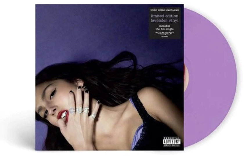 Amazon.com: Olivia Rodrigo Guts Indie Exclusive Purple Vinyl LP: CDs e vinil