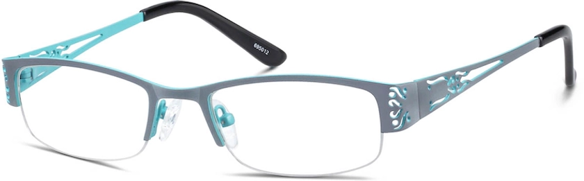 Gray Rectangle Glasses #695012 | Zenni Optical