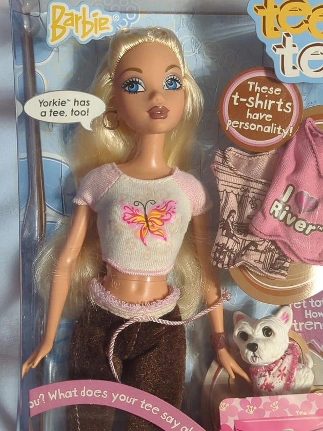 My Scene Teen Tees BARBIE Fashion Doll Dog & Accessories 2004 Mattel SEALED