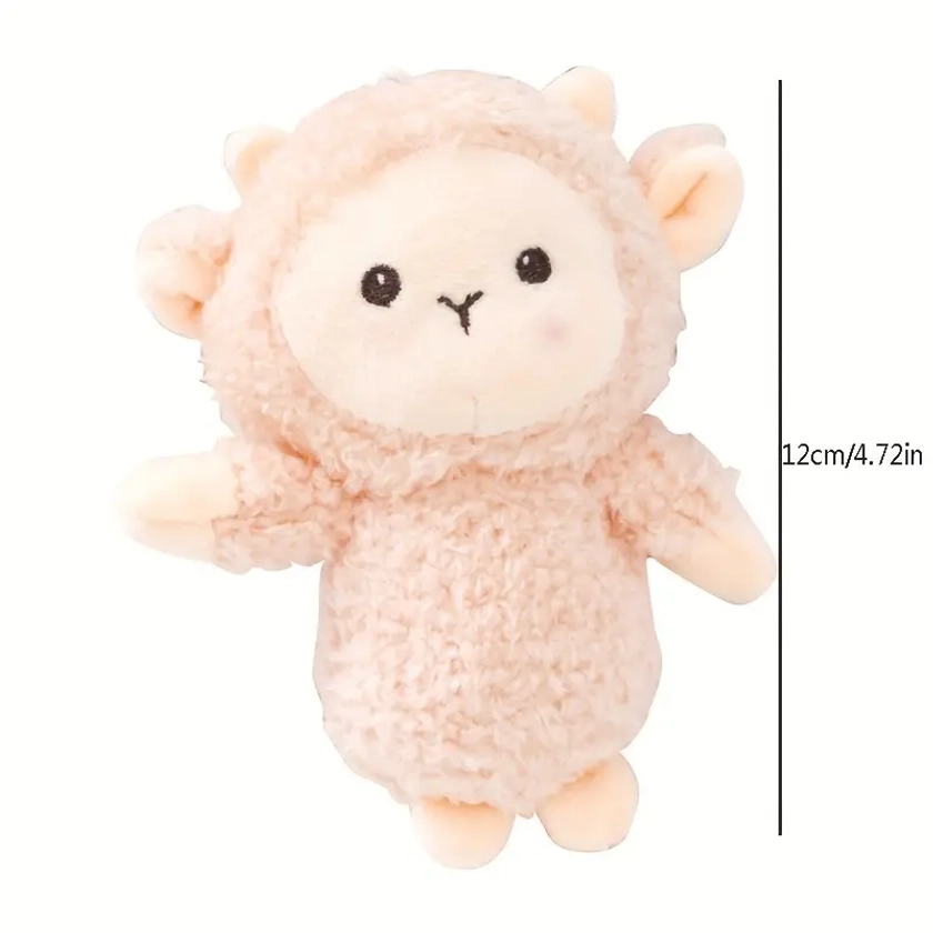 1pc Cute Cartoon Sheep Design Pet Grinding Teeth Plush Toy, Chewing Toy For Dog Interactive Supply