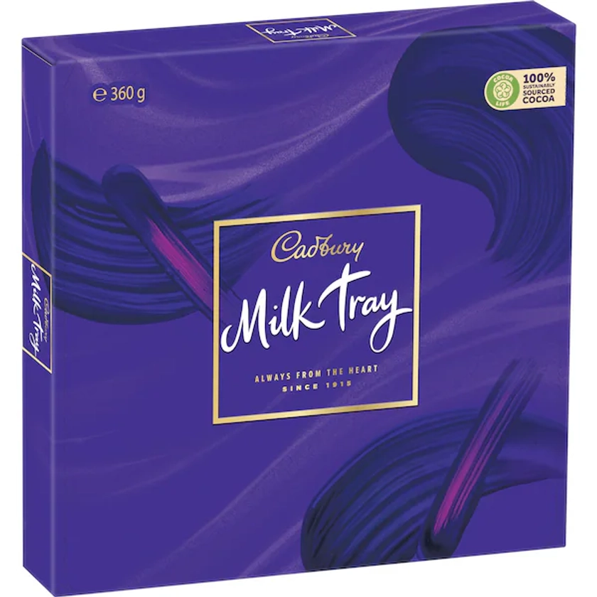 Cadbury Milk Tray Boxed Chocolate 360g | Woolworths