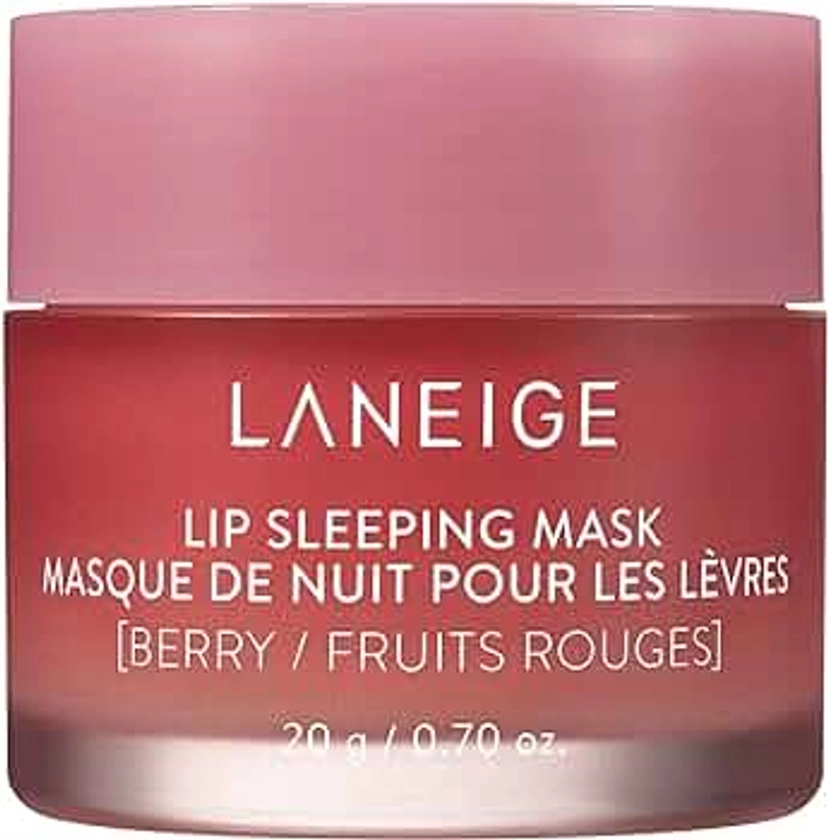 LANEIGE Lip Sleeping Mask: Nourish, Hydrate, Vitamin C, Murumuru & Shea Butter, Antioxidants, Flaky, Dry Lips