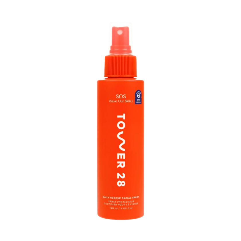 SOS Daily Rescue Facial Spray with Hypochlorous Acid | Tower 28 Beauty