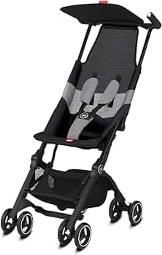 gb Gold Poussette Pockit Air All Terrain, Ultra-compacte, De 6 mois jusqu'à 22 kg (4 ans env.), Velvet Black