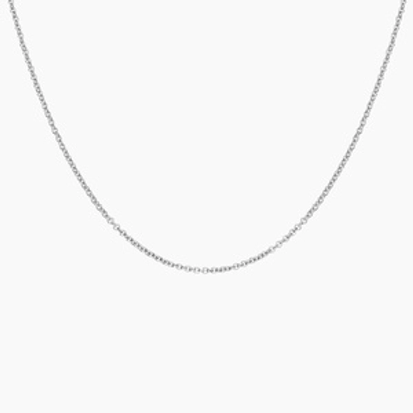 Silver Gwen 18 in. Link Chain Necklace