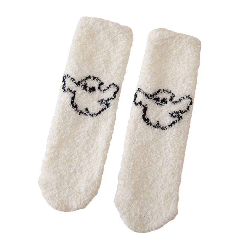 MERSARIPHY Women Men Fuzzy Socks Fluffy Cozy Winter Warm Super Soft Slipper Socks Grip Socks Home Socks for Halloween - Walmart.com