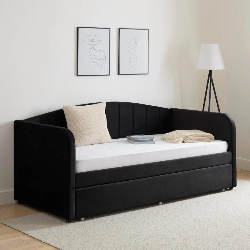 Dover Fabric Day Bed - Ink