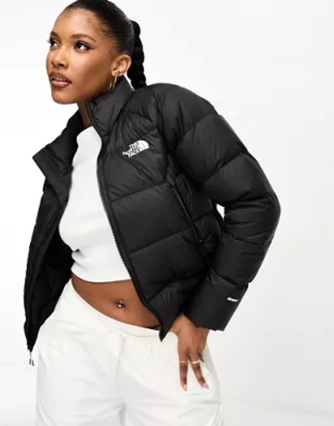 The North Face Hyalite down puffer jacket in black | ASOS