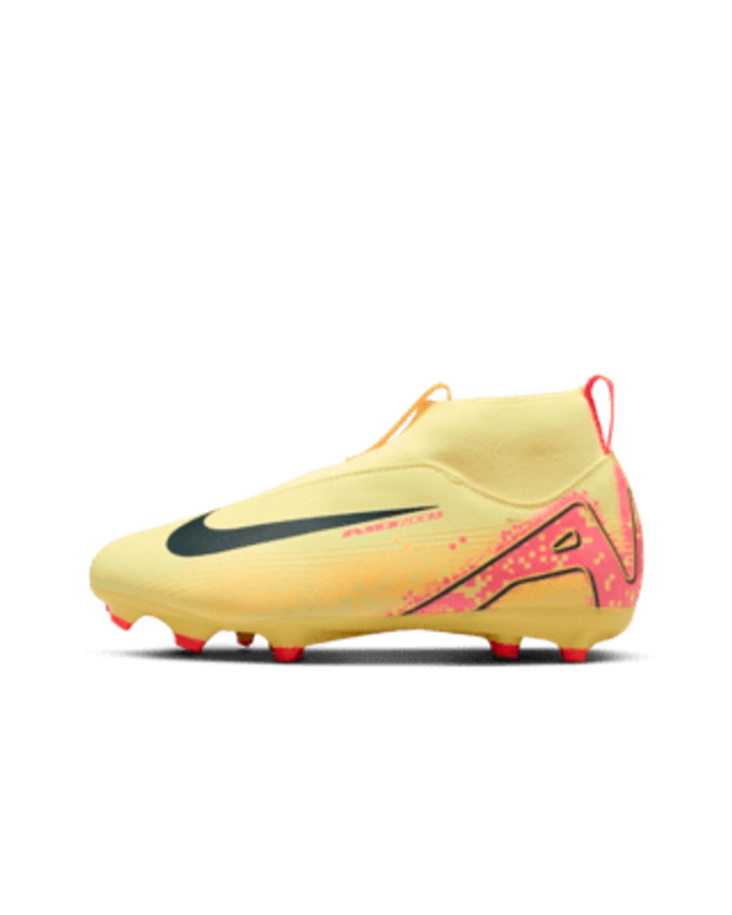 Nike Jr. Mercurial Superfly 10 Academy "Kylian Mbappé" Little/Big Kids' MG High-Top Soccer Cleats