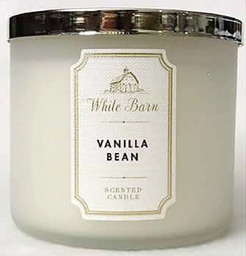 Bath & Body Works White Barn 3-Wick Candle in Vanilla Bean