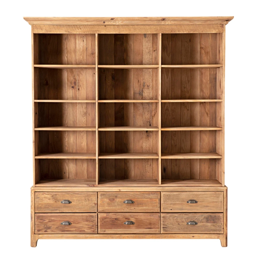 Kalise 6 Drawer Library Shelving Unit