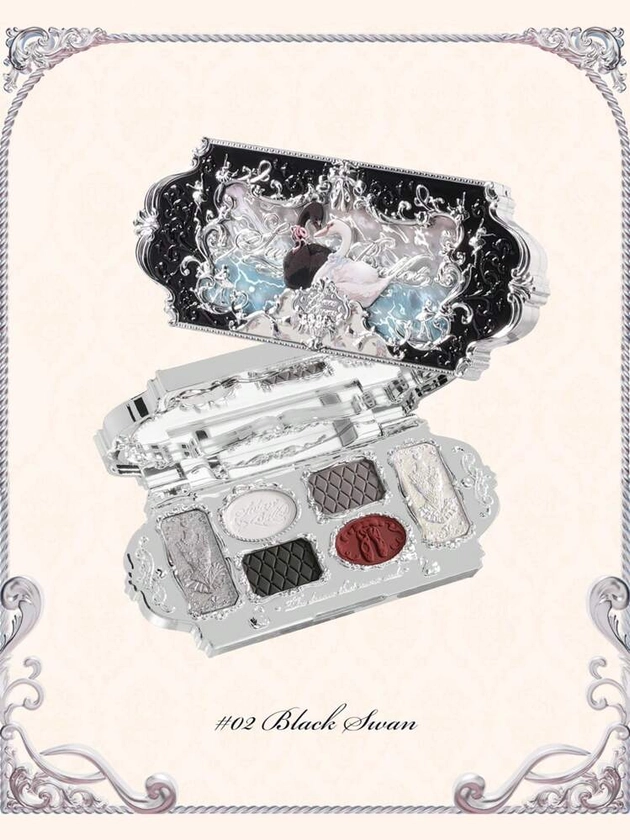 Flower Knows Swan Ballet Six-Color Makeup Palette