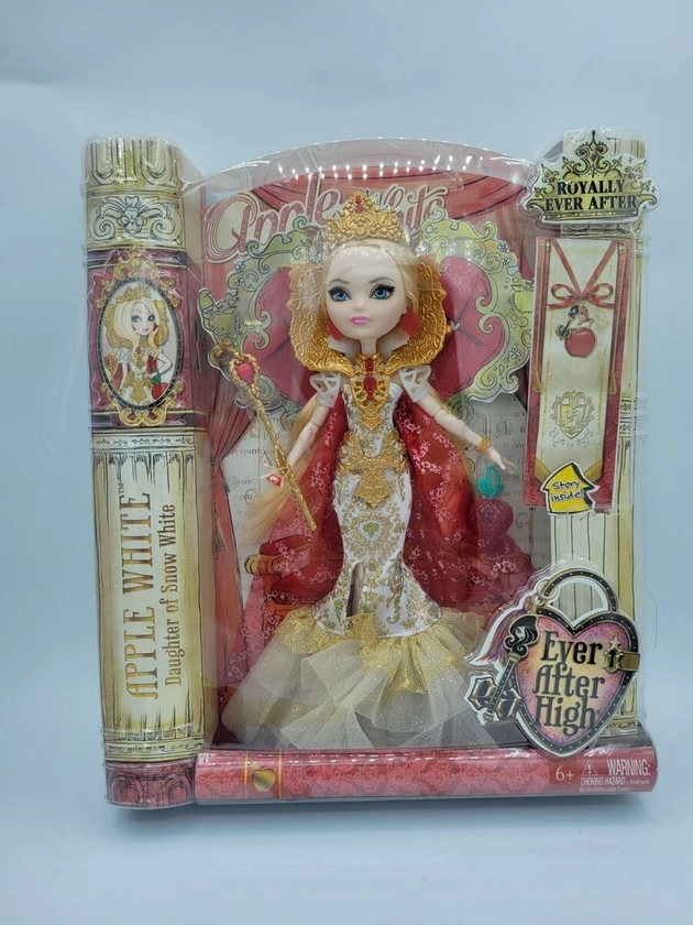 RARE TO FIND Ever After High Apple White Royally Ever After Doll Mattel 2014 NIB