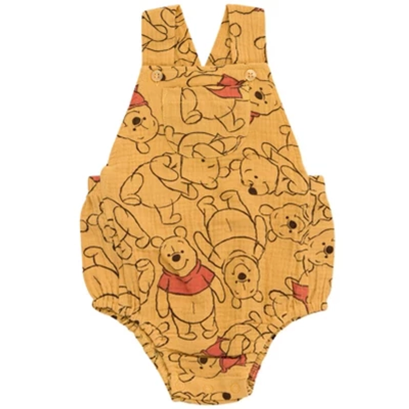 Disney Winnie the Pooh Infant Baby Boys Short Overalls 24 Months