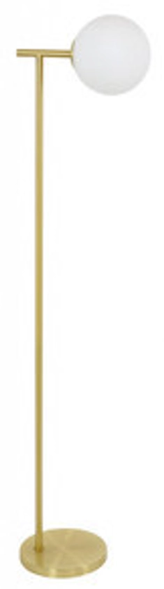 Artis Floor Lamp Brass with Opal Glass