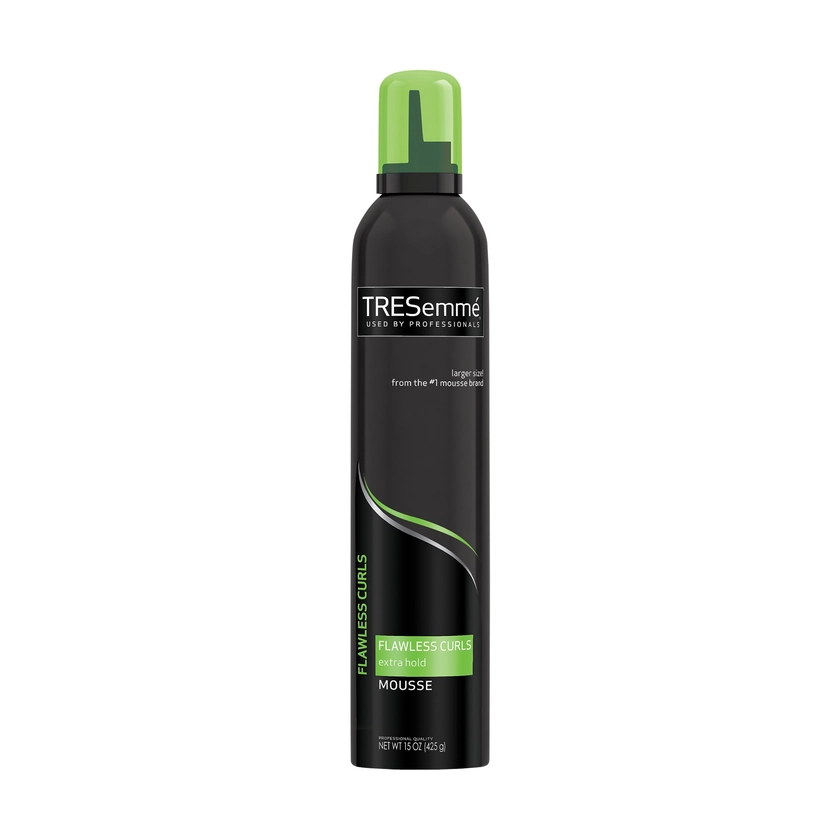 TRESemme Flawless Curls Hair Styling Mousse with Coconut and Avocado Oil, 15 oz