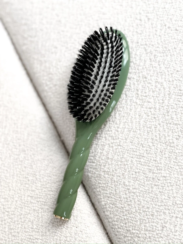 Brosse à Cheveux Poils de Sanglier N.02 Vert