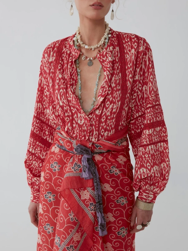 Keith Blouse - Ikat Illes Gazpacho