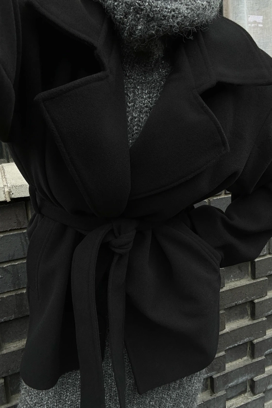 Manteau court Noir