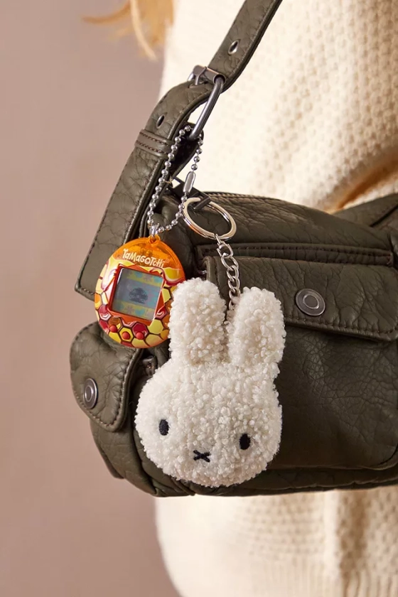 Porte-clés à boucle Miffy blanc