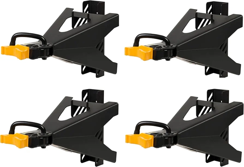 Jack Stand Wall Mount Organizer Brackets Fits 5 & 6 Ton Jack Stands (Set of 4) (Fits 5 & 6 Ton)