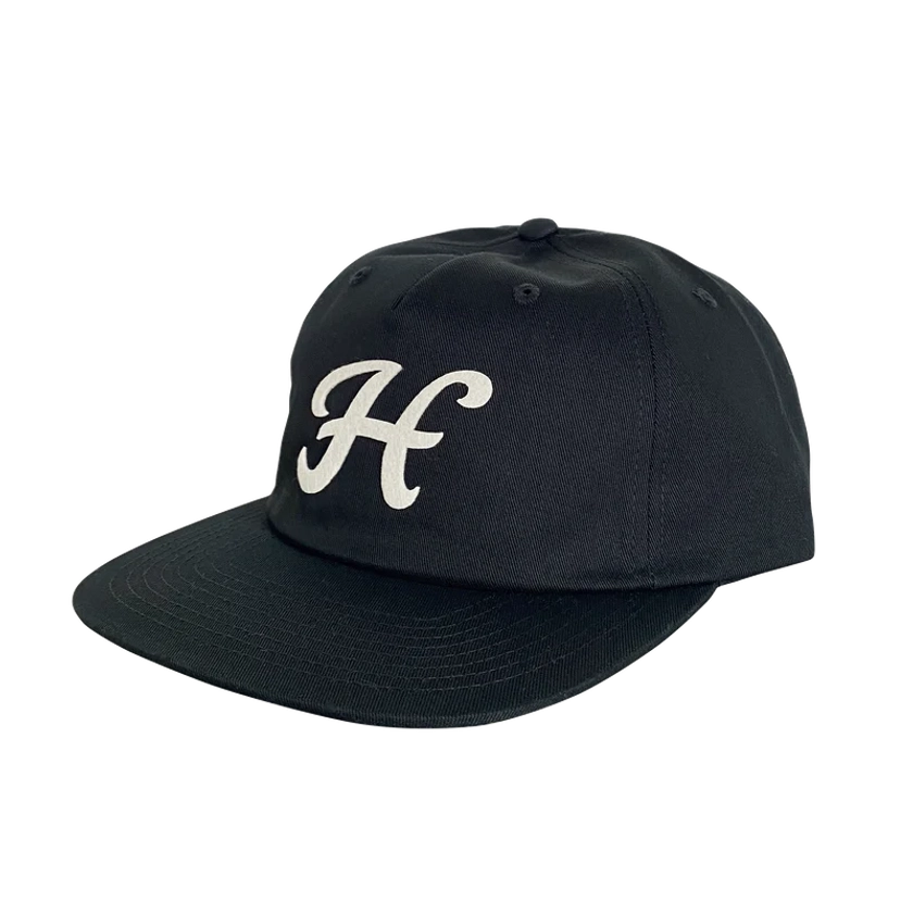 Felt H Hat - Black